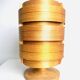 Cylindrical Pine Veneer Table Lamp By Hans-Agne Jakobsson For Ab Ellysett, Sweden 1960S