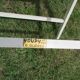Table and 2 folding garden chairs