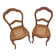Set of 2 cane chairs