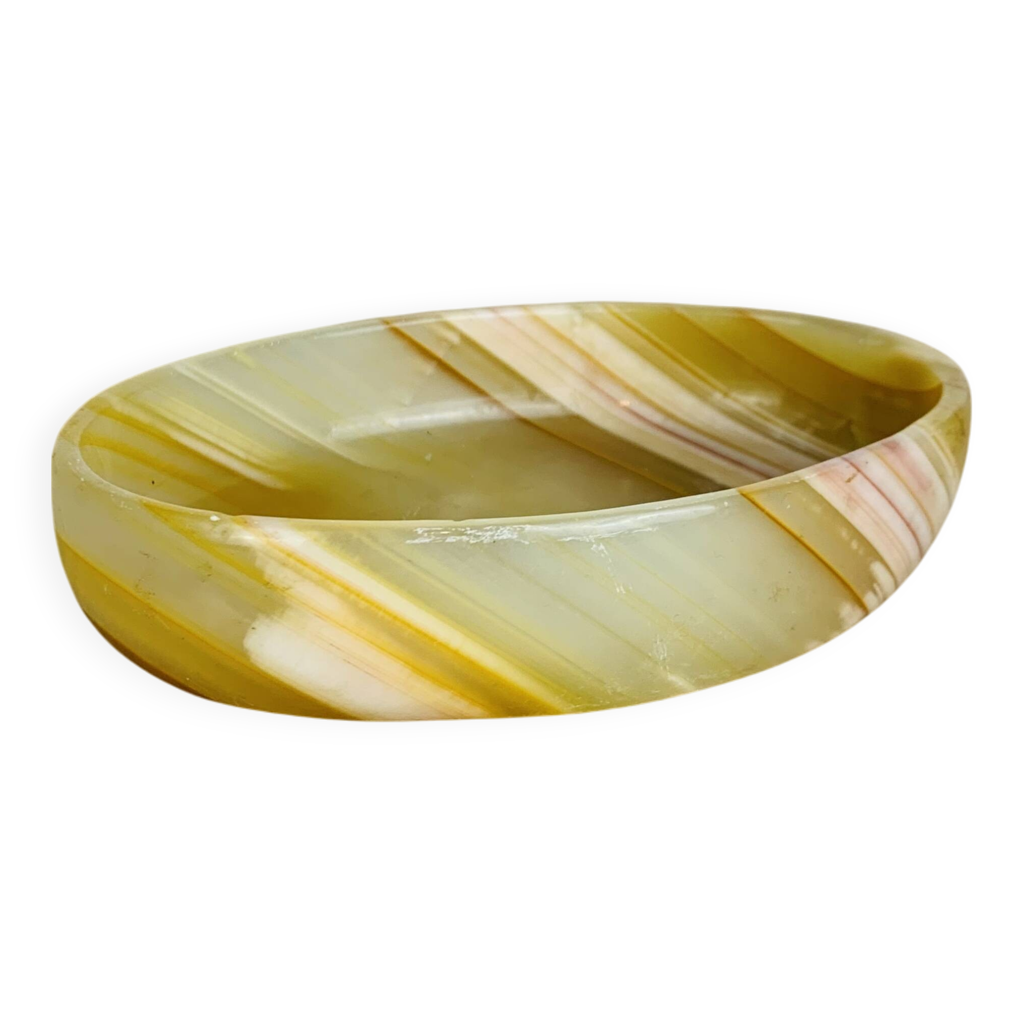 Vintage Onyx stone pocket emptier