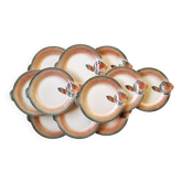 Lot de 11 assiettes plates