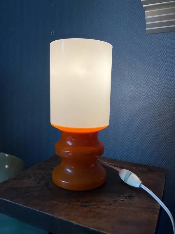 Opaline lamp vintage