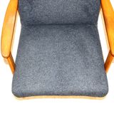 Beech compass armchair, Sweden, 1960