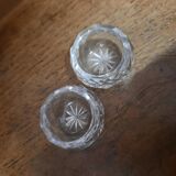 Pair of crystal saleron