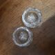 Pair of crystal saleron