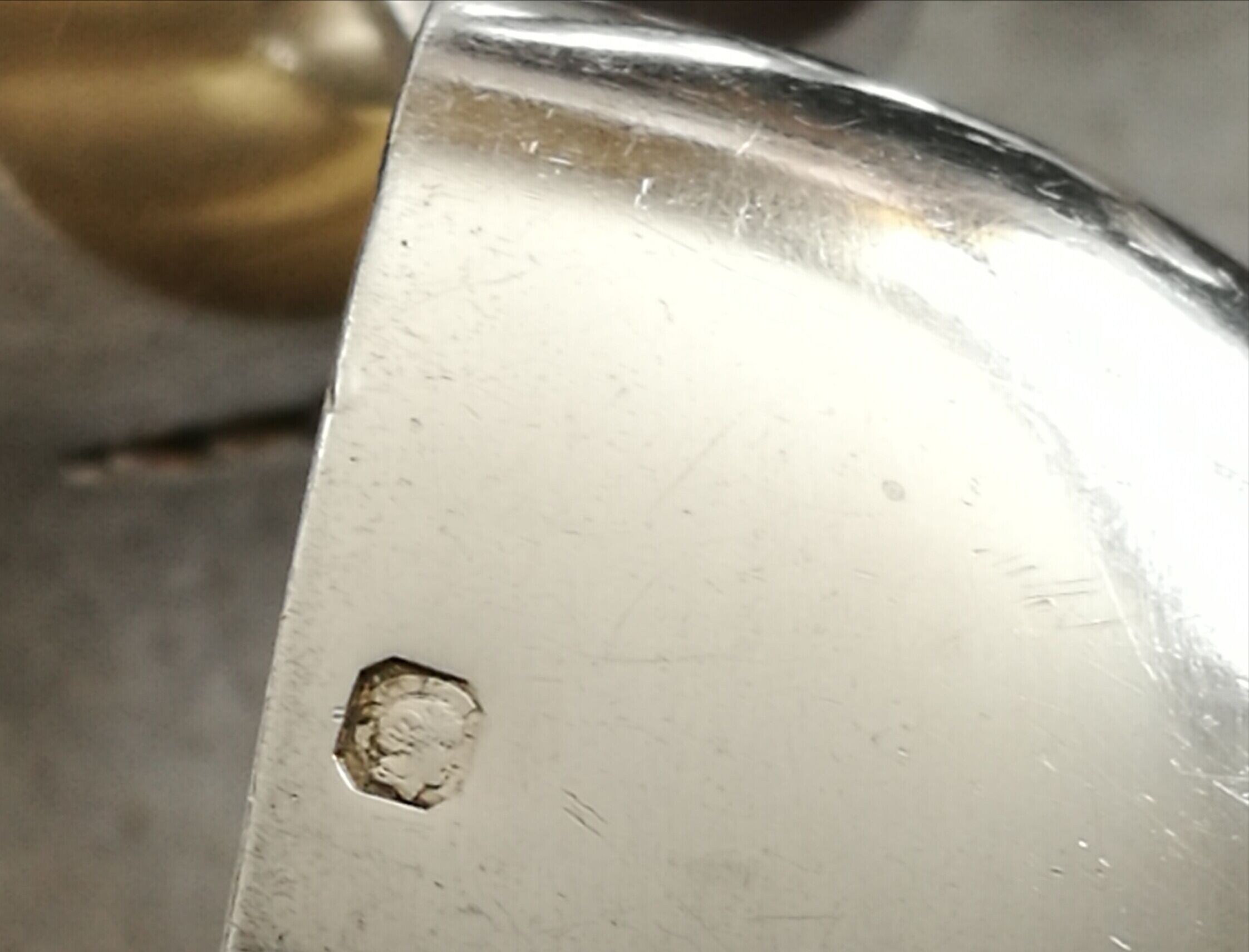 Solid silver diabolo shell "Simone"goldsmith Hector Alfred (1881 /1913)