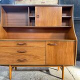 Vintage 1960s Avalon Teak Sideboard - Highboard - Drink Cabinet - Mid-century
