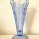 Antique blue cornet vase 27 cm