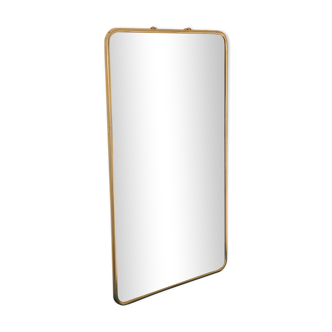 Barber's mirror golden borders 40x24cm