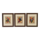 Triptyque peinture abstraite - Auguste Perrin - 1972