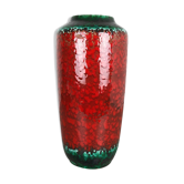 Large Pottery Fat Lava Multi-Color 517-45 Floor Vase Made by Scheurich, 1970s