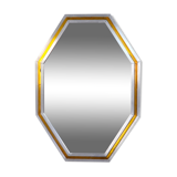 Octagonal mirror by Romeo Regga, Italy, 1970