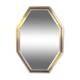 Octagonal mirror by Romeo Regga, Italy, 1970