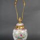 Porcelain Lamp by Samson, Famille Rose Style, 19th Century