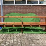 Swedish pine folding bench 1960s-1970s