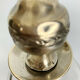 Blown glass carafe with silver frame and cap