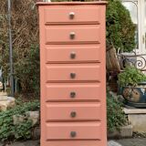 Vintage coral pink weekly planner H120