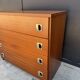 1960s teak Scandinavian style chest of drawers