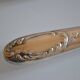 12 silver metal table knives 25.5 cm