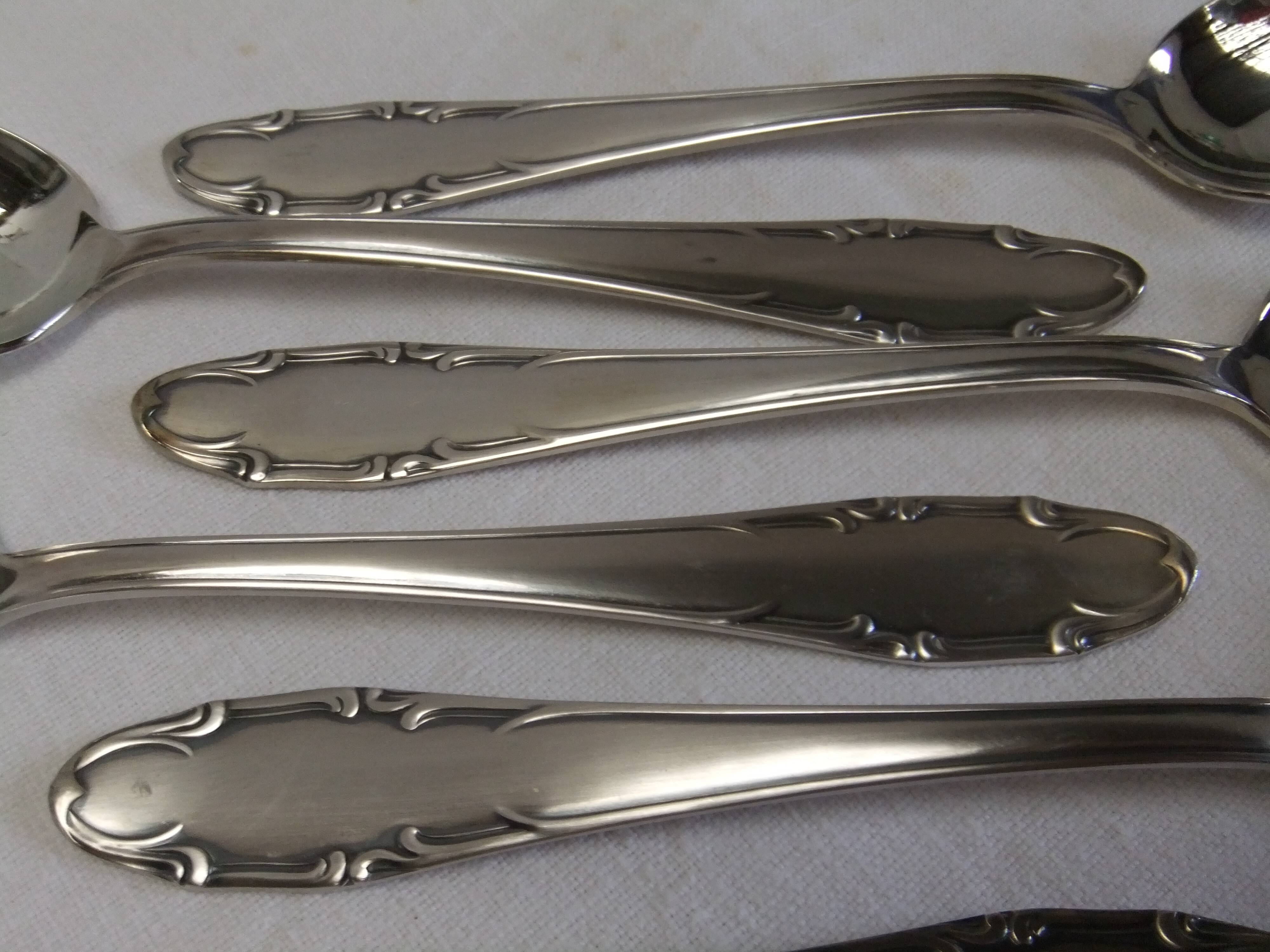 Deetjen silver plated soup spoons filet cutlery service goldsmithing