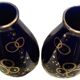 Gustave ASCH tulip vase duo, Tours blue