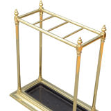 Porte-parapluie en laiton victorien