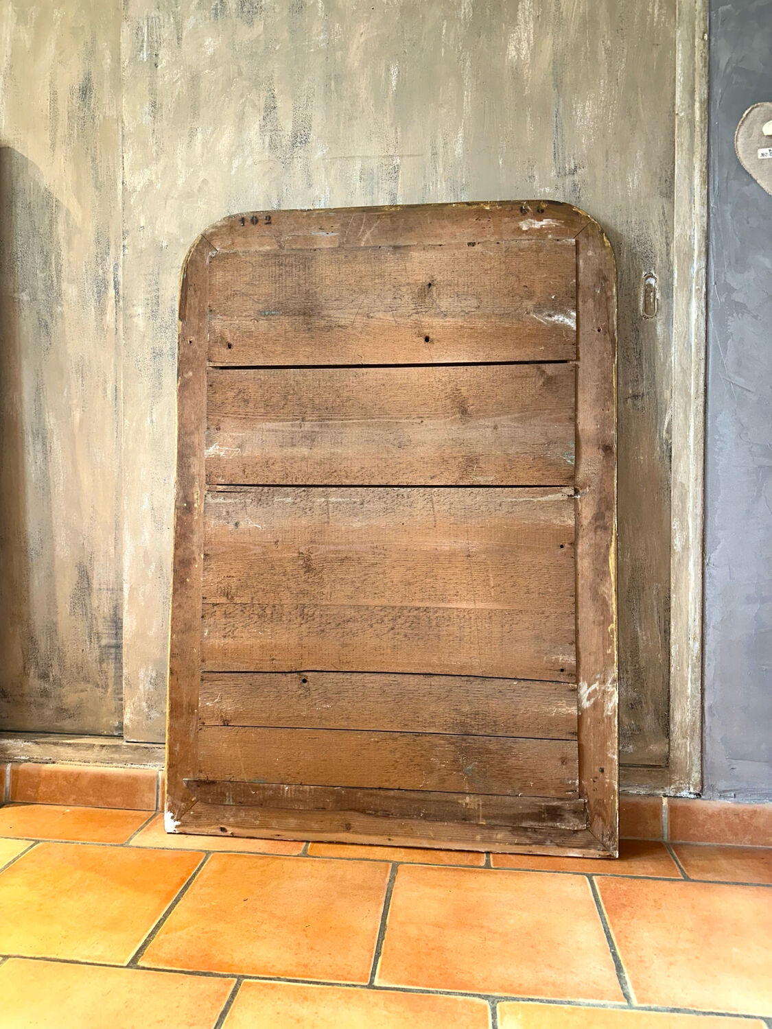 Louis-Philippe antique silvered mirror 19th century