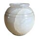 Alabaster ball vase