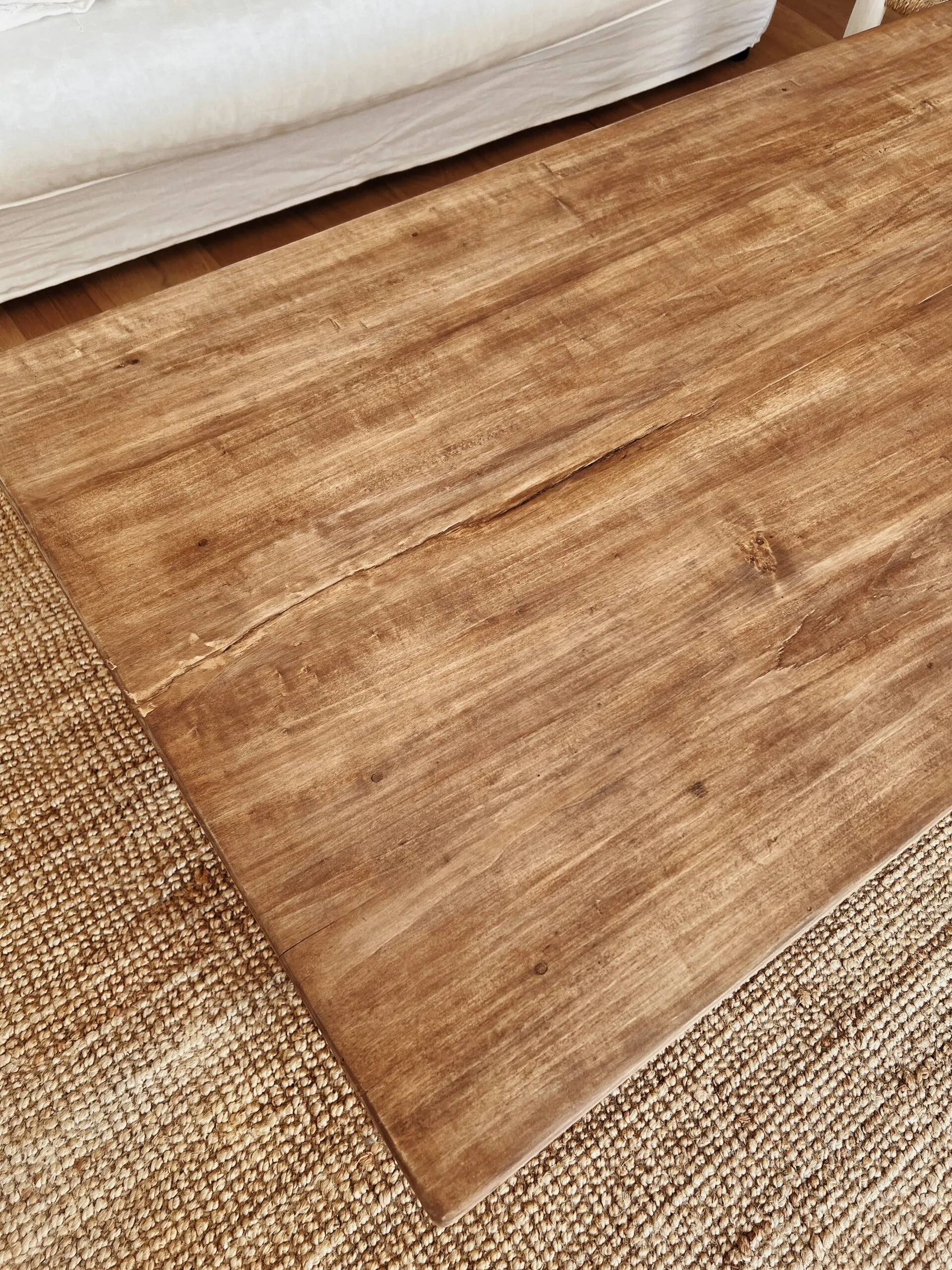 Renovated farmhouse coffee table