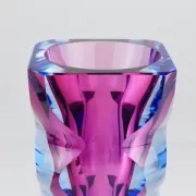 Oldrich Lipsky art glass studio vase, Atelier Exbor, Czechoslovakia, 1960s