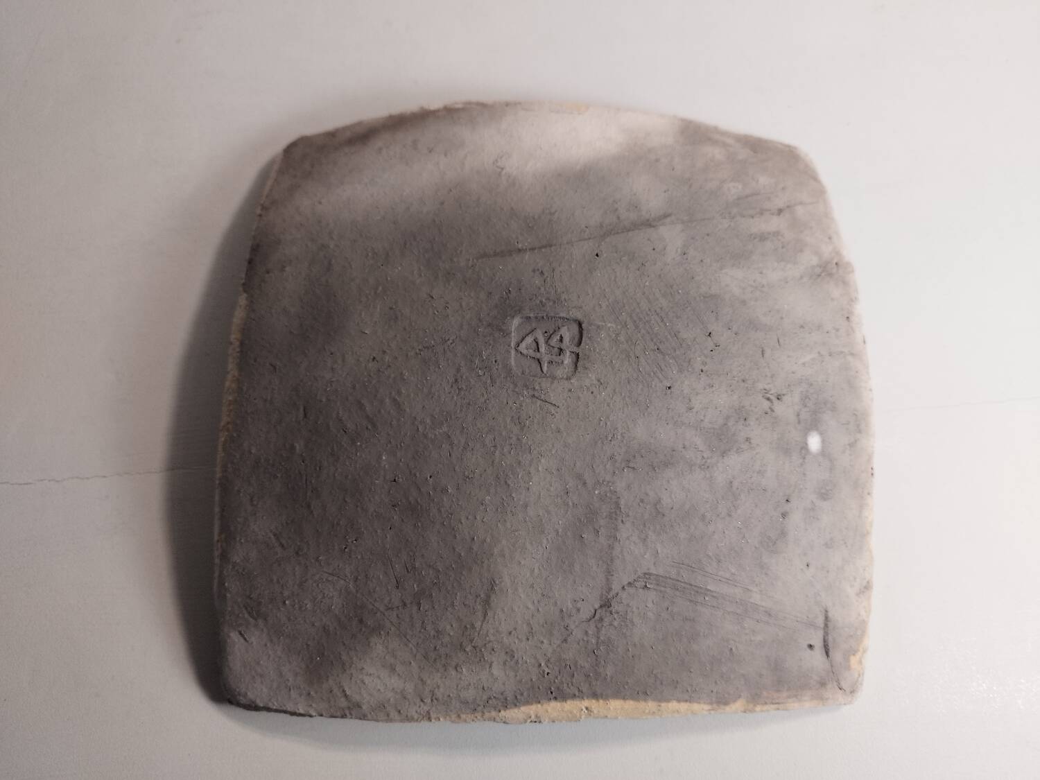 Ceramic trinket tray with ethnic decoration