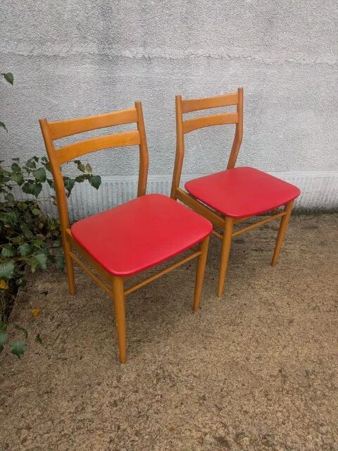 Pair of Scandinavian style chairs