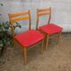 Pair of Scandinavian style chairs