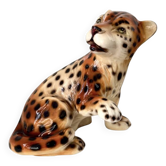 Italian ceramic leopard 1970