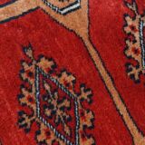 Hand-Knotted Square Rug – 63x61 cm