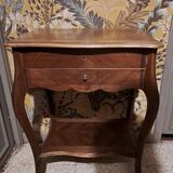 Side desk, Creative leisure table in varnished blond wood 1920