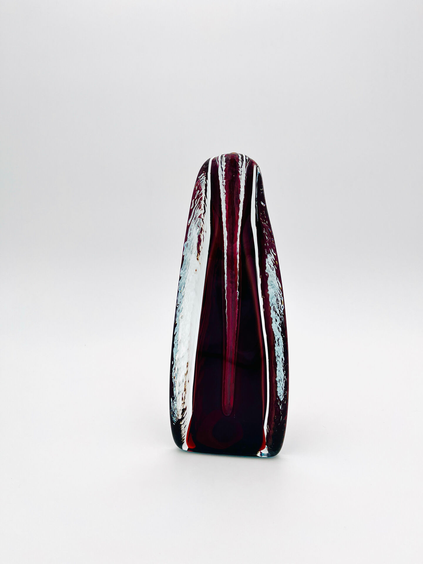 Vase Sculptural Sommerso - Václav Hanuš - Design Tchécoslovaque 60s