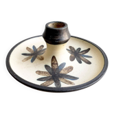 Danish 70s ceramic candle holder by MIT Stoneware