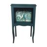 Bedside table/ blue oil redesigned console