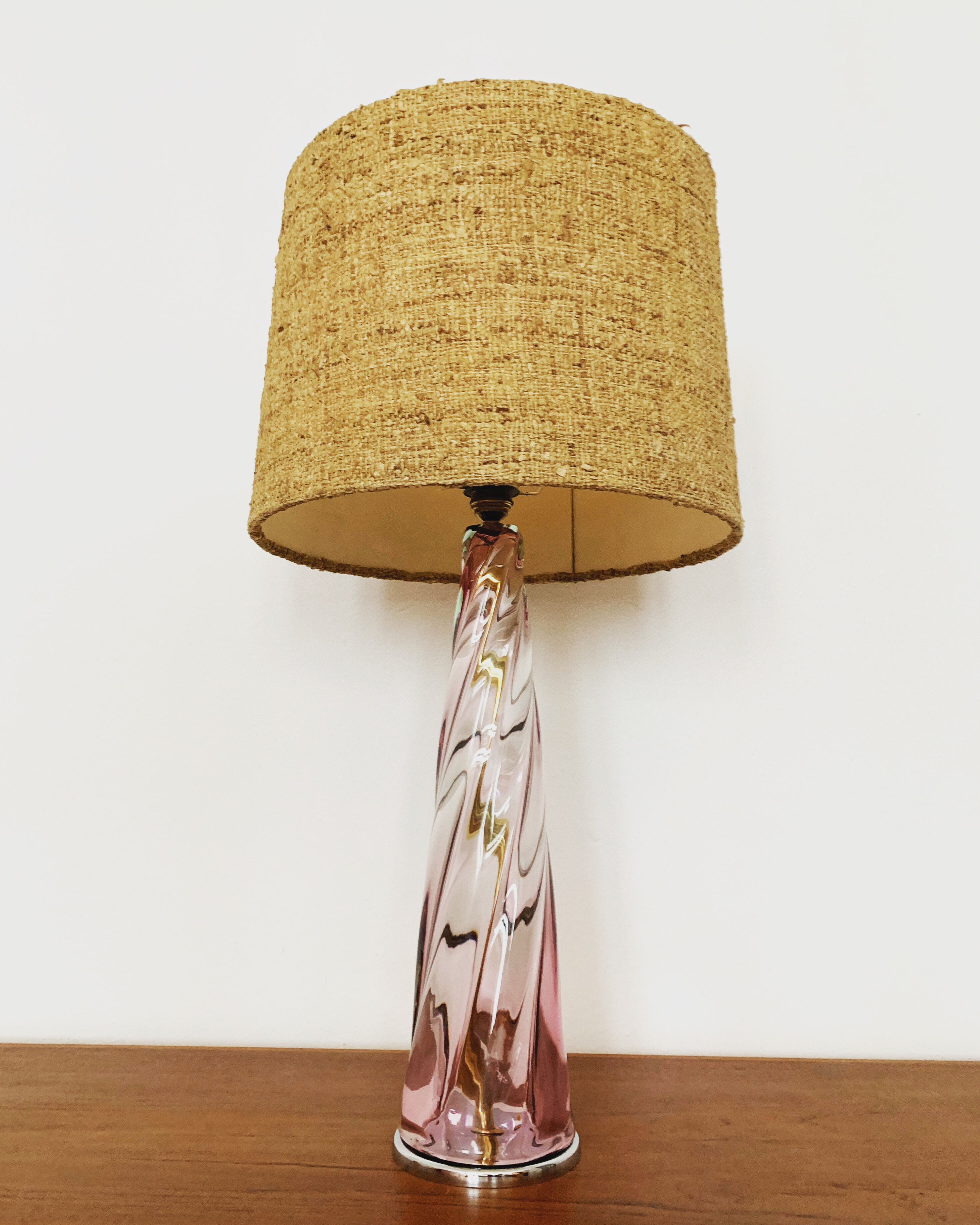 Large Murano glass table lamp