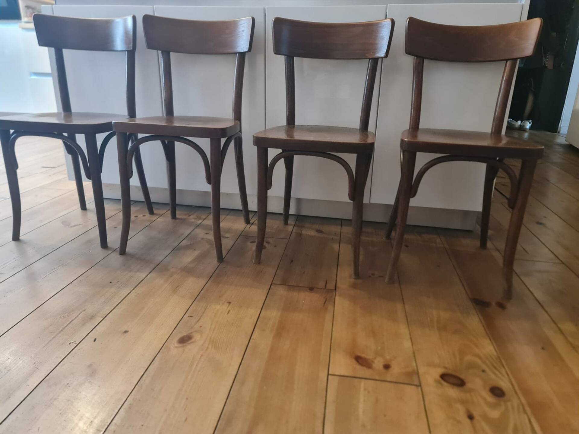 4 chaises Thonet