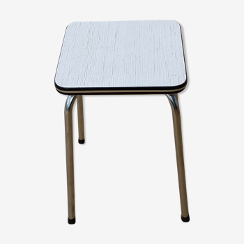 Tabouret formica années 1970