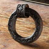 Antique wrought iron door knocker