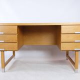 Oak Desk Model EP-401 By Kai Kristiansen & Eigil Pedersen From 1960s