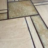Travertine coffee table