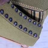 1970s, Danish lounge chair, wool, oak