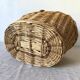 Woven wicker basket