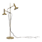 Danish design floor lamp in brass 1970