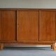 Buffet / Enfilade milieu du siècle en teck et chêne, ébéniste danois, années 1960