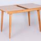 Mid-Century Czech Extendable Table in Beech and Ash attributed to Tatra Pravenec, 1950s